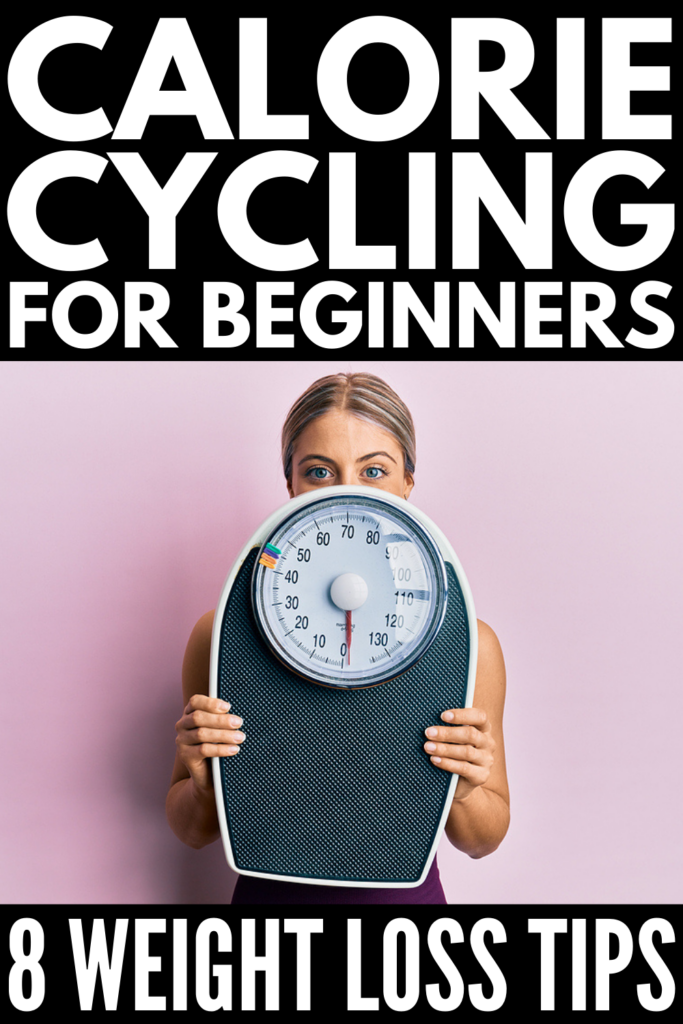 Calorie Cycling for Weight Loss | Carb cycling vs calorie cycling - what is best? If you want to lose weight, build muscle, and burn fat, but don't love following strict diets and eating plans, calorie cycling may be just what you need! We're giving you the 411 on the calorie cycling diet for women, including 3 different plan ideas to consider, ideas on how to get started, tips for fat loss and weight loss, and everything you need to create a calorie cycling meal plan that works for you!