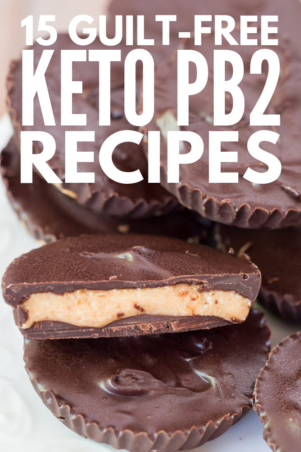 15 Guilt-Free PB2 Keto Recipes for Weight Loss | Attention peanut butter lovers! We’re sharing 15 of our favorite low carb peanut butter PB2 breakfast, lunch, dinner, snack, and dessert recipes to allow you to indulge without the bulge! From smoothies and shakes, to banana bread and no bake chocolate fat bombs and energy balls, to skinny pad Thai, these recipes are equal parts easy and delicious! #PB2 #PB2recipes #PB2ketorecipes #PB2lowcarbrecipes