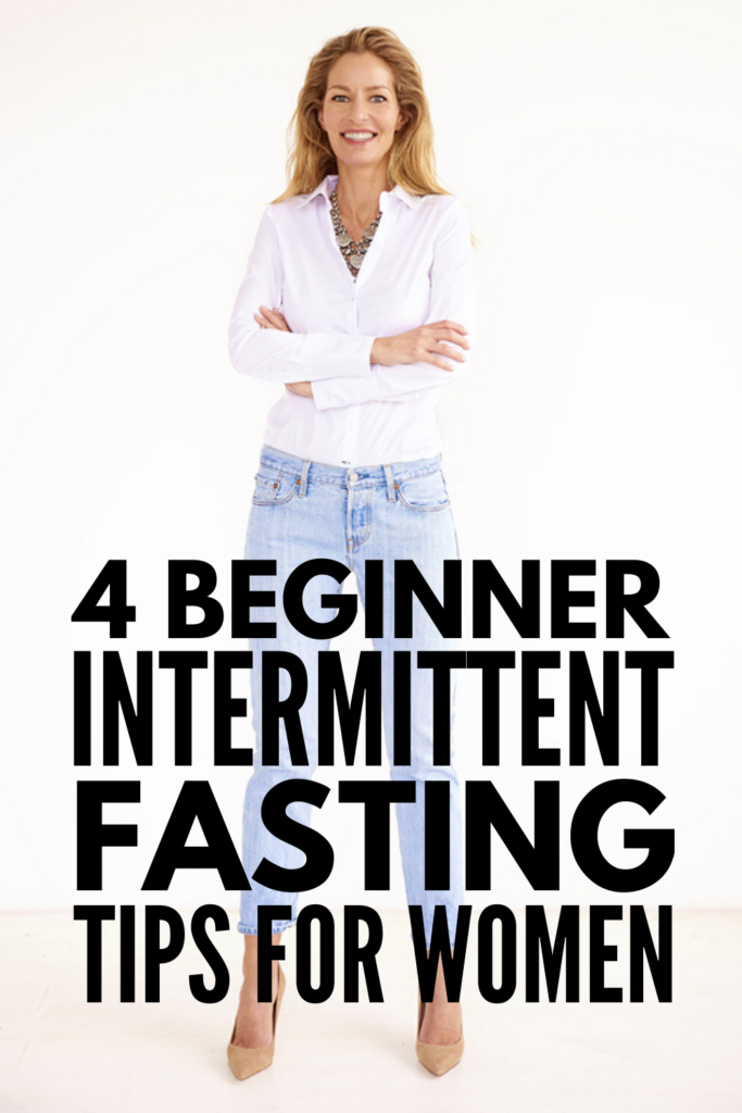 4 Intermittent Fasting Tips for Women | If losing weight feels more challenging now that you're over 40 (or over 50), intermittent fasting is a great option to consider. This is a great post for beginners as it explains the different plans (16/8, 5/2, Eat-Stop-Eat, The Warrior Diet, etc.) so you can figure out the best fat-burning plan for your schedule, along with helpful tips to get started and get the most out of your workout! #intermittentfasting #weightlossafter40 #loseweightfast 