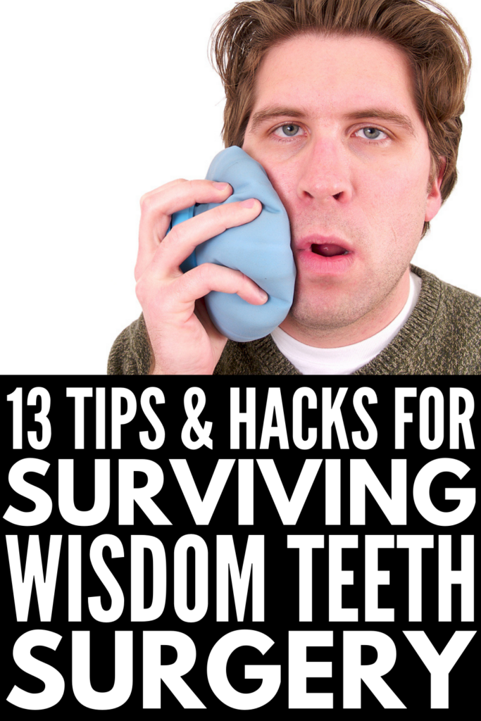 Wisdom Teeth Recovery Tips | Oral surgery is never fun, but wisdom teeth extraction is sort of a coming of age ritual most of us have to endure. Whether your experience was quick and painless and you just need a list of soft foods to eat and tips to reduce swelling as you recover, or you had impacted wisdom teeth and need day-by-day life hacks to help with pain and sleeping, this post has it all! From ice packs, to tea bag compresses, to the best essential oils and more, these ideas work!