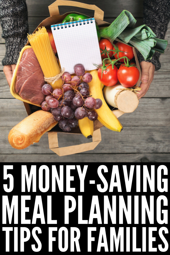 Family Meal Planning on a Budget | Whether you’re looking for ideas to help you create a healthy weekly menu even the picky eaters in your life will enjoy, want to know how to create and stick to your grocery lists so you aren’t throwing away unused produce each week, or need kid-friendly recipes you can throw in the crockpot on busy weeknights, we’re sharing 5 simple meal planning tips to help you stick to your clean eating goals while still saving money! #mealplanning #familymealplanning #howtomealplan